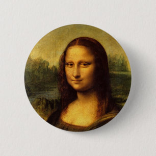 Leonardo da Vinci Mona Lisa Button