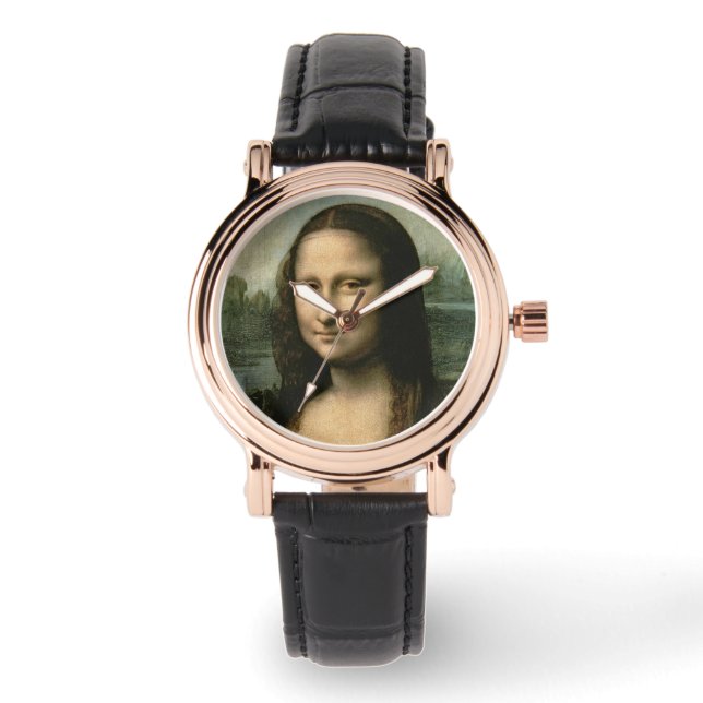 Leonardo da Vinci | Mona Lisa, c.1503-6 Armbanduhr (Vorderseite)