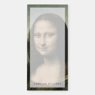 Leonardo da Vinci   Mona Lisa, c.1503-6 Magnetischer Notizblock