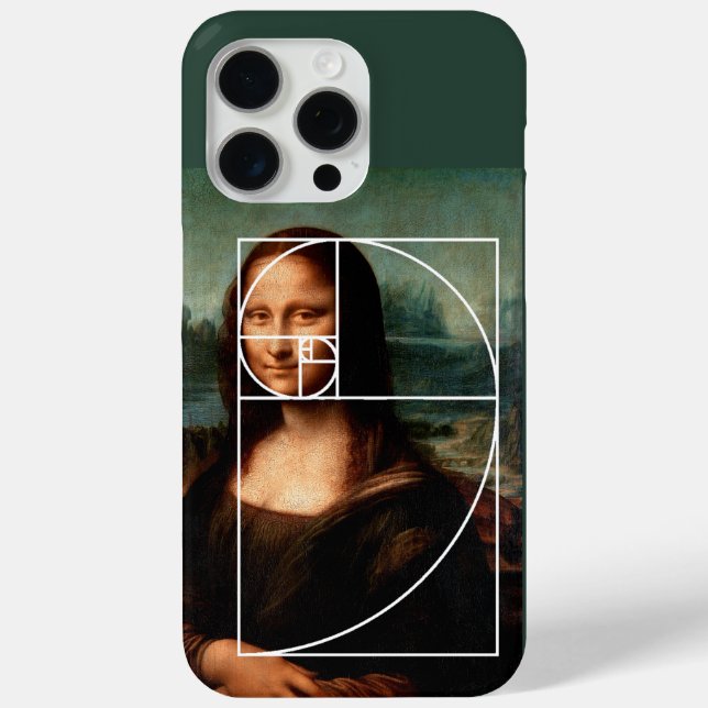 Leonardo da Vinci Mona Lisa Fibonacci Sequence Case-Mate iPhone Hülle (Rückseite)
