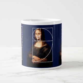 Leonardo da Vinci Mona Lisa Fibonacci Sequence Jumbo-Tasse