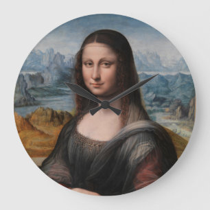 Leonardo da Vinci   Mona Lisa Große Wanduhr