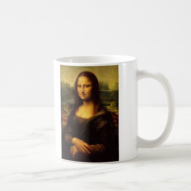 Leonardo da Vinci - Mona Lisa Kaffeetasse (Rechts)