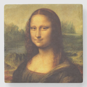 Leonardo Da Vinci Mona Lisa Kunstmalerei Steinuntersetzer