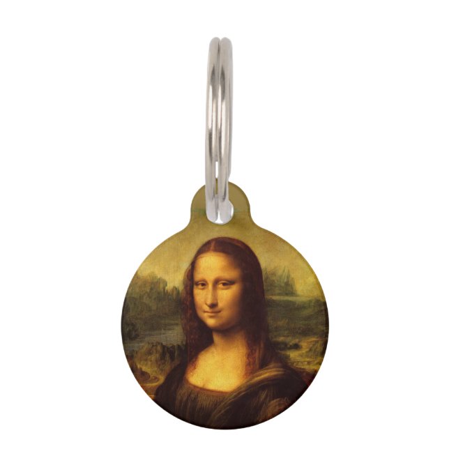 Leonardo Da Vinci Mona Lisa Kunstmalerei Tiermarke (Vorderseite)