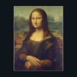 Leonardo da Vinci - Mona Lisa Malerei Postkarte<br><div class="desc">Leonardo da Vinci - Mona Lisa Malerei. Klassische Kunstwerke eines der weltberühmtesten Maler</div>