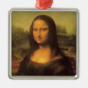Leonardo Da Vinci' Mona Lisa Ornament Aus Metall