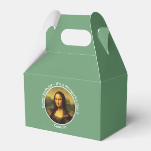 Leonardo da Vinci Mona Lisa Party Collection Geschenkschachtel
