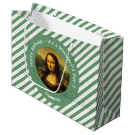 Leonardo da Vinci Mona Lisa Party Collection Große Geschenktüte