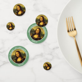 Leonardo da Vinci Mona Lisa Party Collection Konfetti