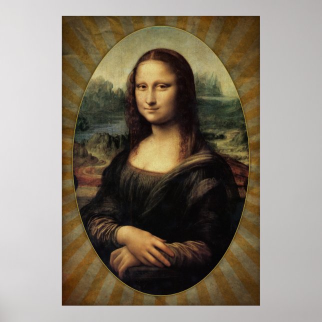 Leonardo da Vinci - Mona Lisa Poster (Vorne)