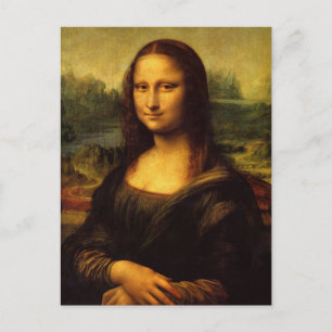 Leonardo da Vinci, Mona Lisa Postkarte