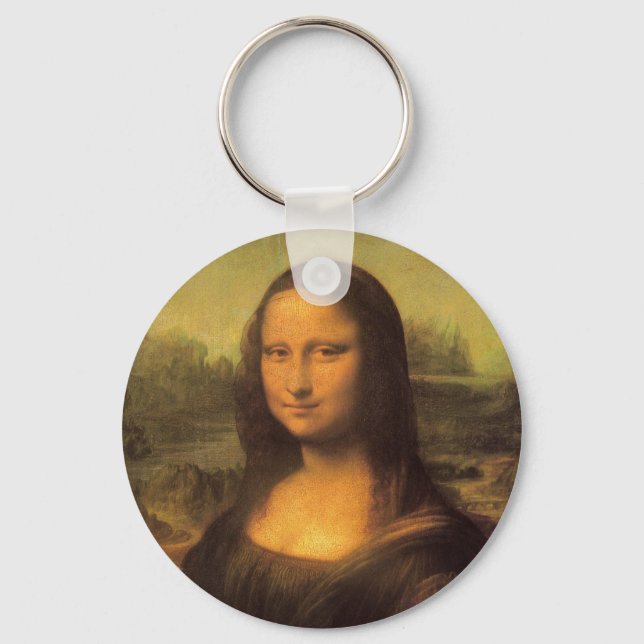 Leonardo Da Vinci' Mona Lisa Schlüsselanhänger (Vorderseite)