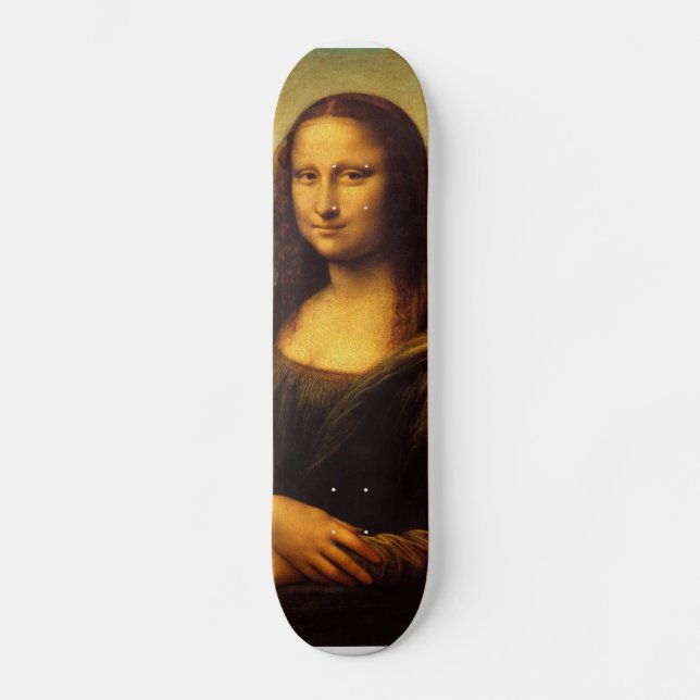 Leonardo da Vinci - Mona Lisa Skateboard (Vorderseite)