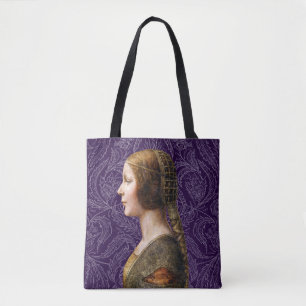 Leonardo da Vinci Portrait La Bella Principessa Tasche