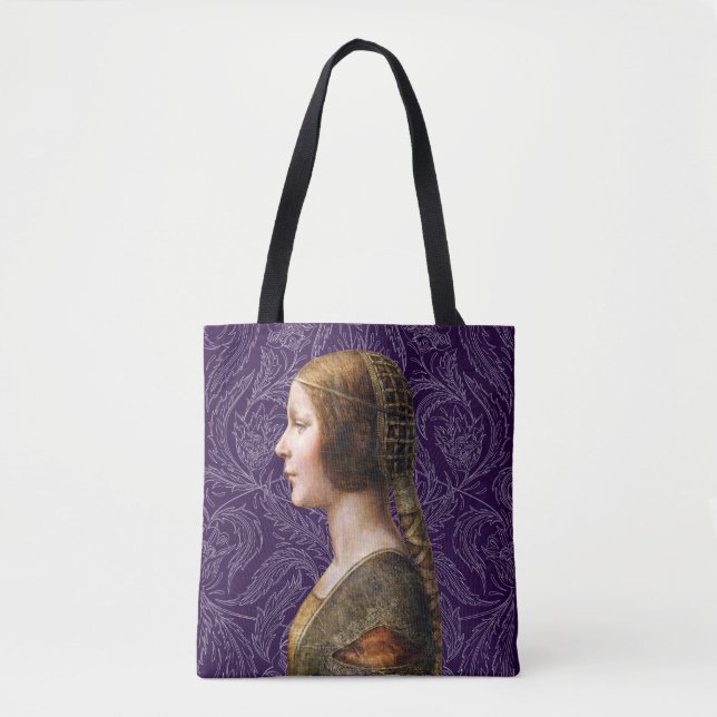 Leonardo da Vinci Portrait La Bella Principessa Tasche (Vorderseite)