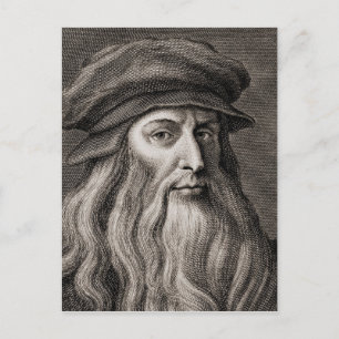Leonardo da Vinci Postkarte