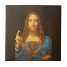 Leonardo da Vinci Salvator Mundi Keramik Tile Fliese