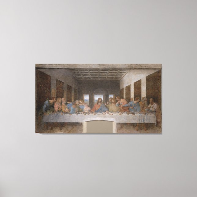 Leonardo da Vinci – The Last Supper Leinwanddruck (Vorderseite)