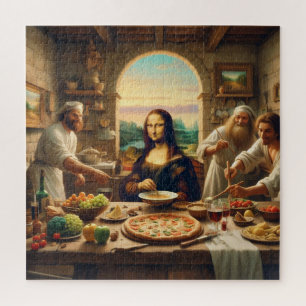 Leonardo Da Vinci unterhält einige Freunde