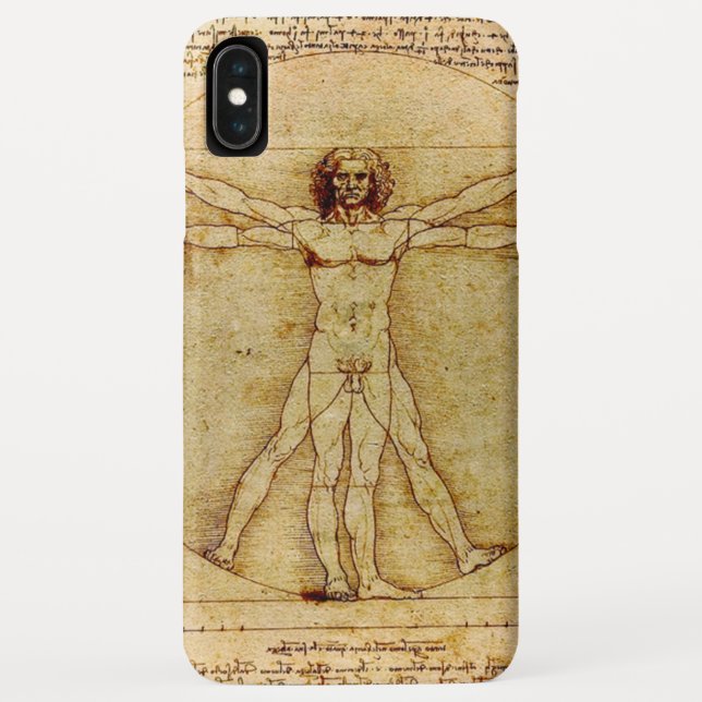 Leonardo da Vinci - Vitruvian Mannzeichnen Case-Mate iPhone Hülle (Rückseite)