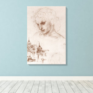 Leonardo da Vincis Apostel Jacobus Sforza-Schloss Leinwanddruck