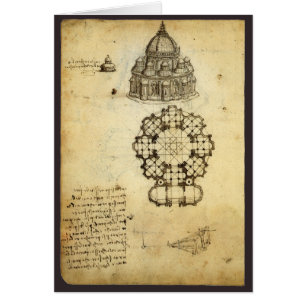 Leonardo da Vincis architektonische Kathedralstudi