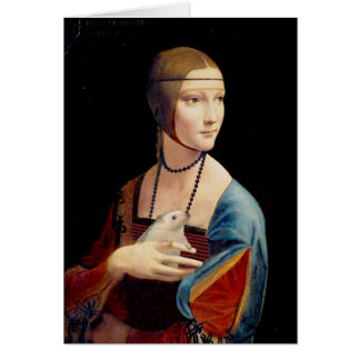 Leonardo da Vincis Dame With eine Igels-Karte