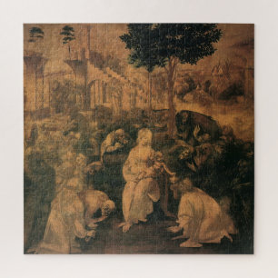 Leonardo da Vincis Die Anbetung der Könige