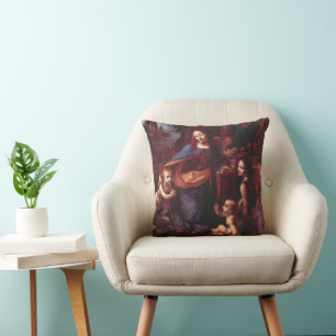 Leonardo da Vincis Felsgrottenmadonna Kissen