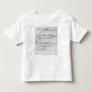 Leonardo da Vincis Handschrift Kleinkind T-shirt