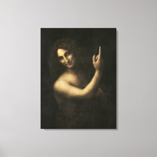 Leonardo da Vincis Heiliger Johannes der Täufer (1 Leinwanddruck