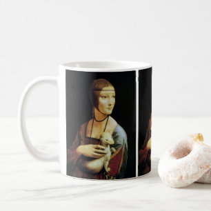 Leonardo da Vinci's Lady mit Ermine Kaffeetasse