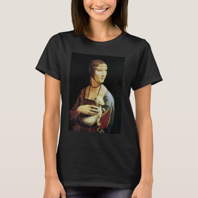 Leonardo da Vinci's Lady mit Ermine T-Shirt (Vorderseite)
