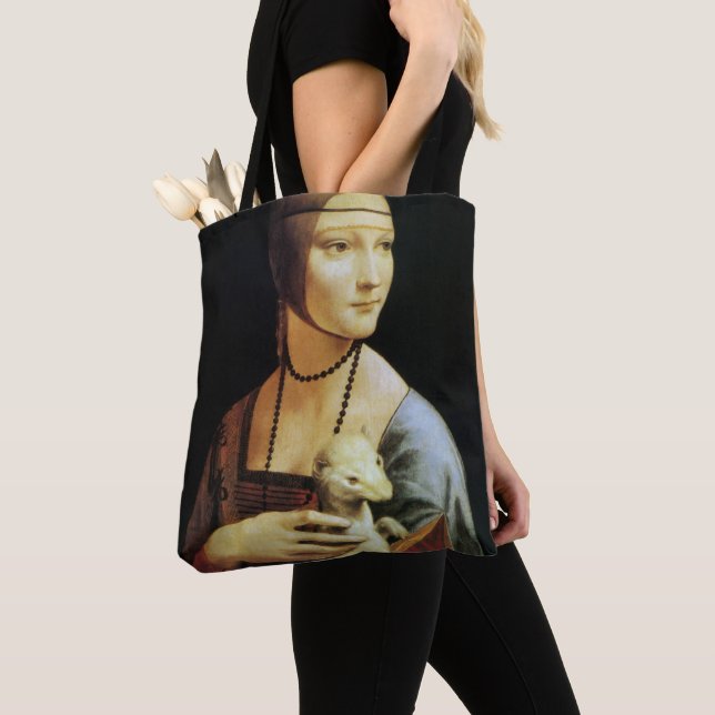 Leonardo da Vinci's Lady mit Ermine Tasche (Von Nahem)