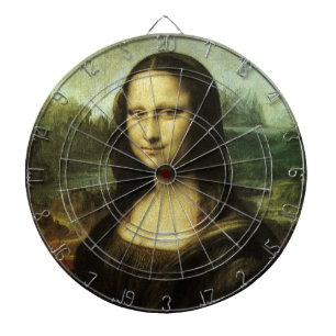 Leonardo da Vincis Mona Lisa, Kunst der Renaissanc Dartscheibe