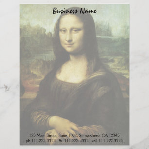 Leonardo da Vincis Mona Lisa, Renaissance-Kunst Briefkopf
