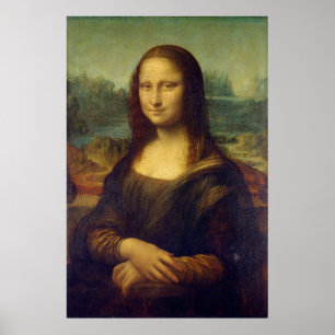 Leonardo da Vincis Porträt der Mona Lisa Poster