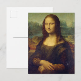 Leonardo da Vincis Porträt der Mona Lisa Postkarte