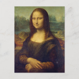 Leonardo da Vincis Porträt der Mona Lisa Postkarte