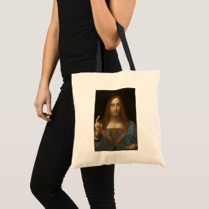 Leonardo da Vincis Salvator Mundi (Jesus Christus) Tragetasche