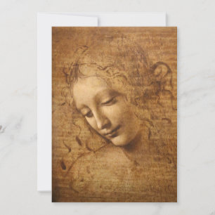 Leonardo da Vincis Scapigliata, Kopf einer Frau Einladung