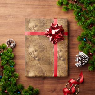 Leonardo da Vincis Scapigliata, Kopf einer Frau Geschenkpapier
