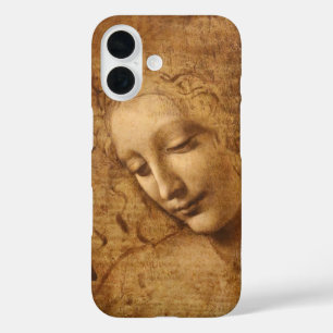 Leonardo da Vincis Scapigliata, Kopf einer Frau iPhone 16 Hülle
