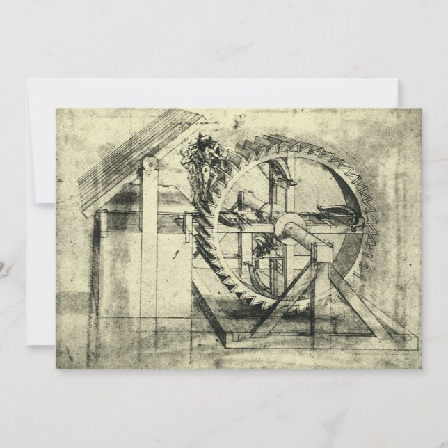 Leonardo da Vincis Treadmill Powered Crossbow (Vorderseite)