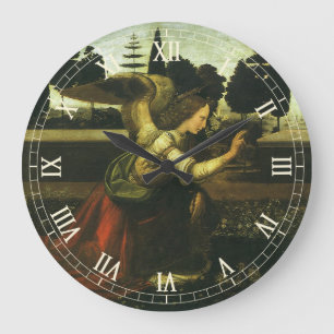 Leonardo da Vincis Verkündigung des Herrn Große Wanduhr