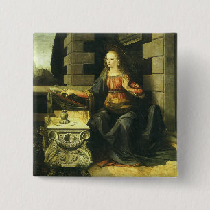 Leonardo da Vincis Verkündung des Herrn Button