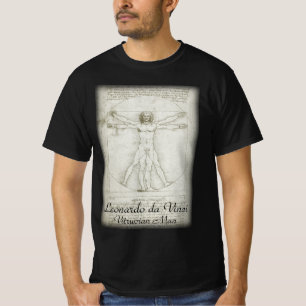 Leonardo da Vincis Vitruvianischer Mann T-Shirt