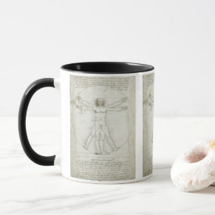 Leonardo da Vincis Vitruvianischer Mann Tasse