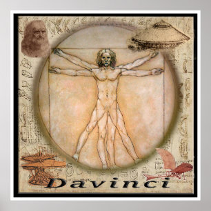 Leonardo Davinci Poster